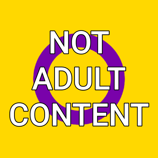 genderqueerpositivity:            (Image description: the Philly rainbow, bisexual, asexual, genderqueer, aromantic, genderfluid, nonbinary, agender, bigender, and intersex pride flags with the words “not adult content” centered in white text. End