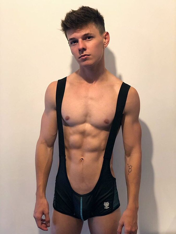 Lewis young Fitness model dick