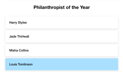 louistomlinsoncouk: Louis has been nominated for “Philanthropist of the Year” and&n