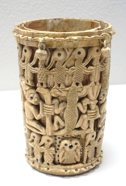 Ivory armband from the Yoruba city-state of Owo (in present-day Ondo State, Nigeria).  Artist u