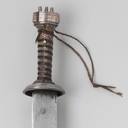 art-of-swords: Tibetan SwordDated: 18th–19th centuryCulture: Eastern TibetanMedium: iron, wood