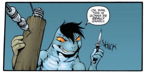 A friendly reminded that Mondo’s not always been just a mellow stoner in the IDW comic. He’s always 