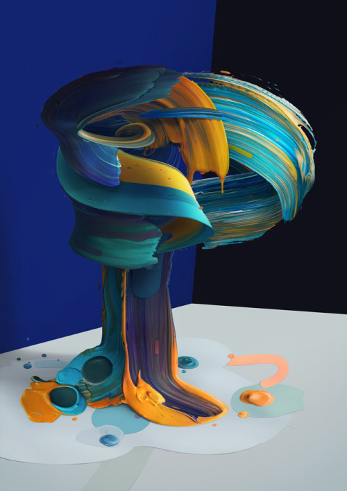 thedsgnblog:  Pawel Nolbert    |    http://nolbert.com “Series of posters exploring form and rhythm of letters or pseudo-letters presented as half-realistic, half-illustrative figurative sculptures. The artworks were built from an elaborate
