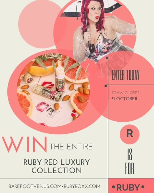 GIVEAWAY TIME!!!! I’ve teamed up with Barefoot Venus to giveaway their ENTIRE Ruby Red Line, w