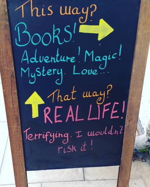 immzies-adventures-through-books:I redid the sign at work and it’s my favourite so far.