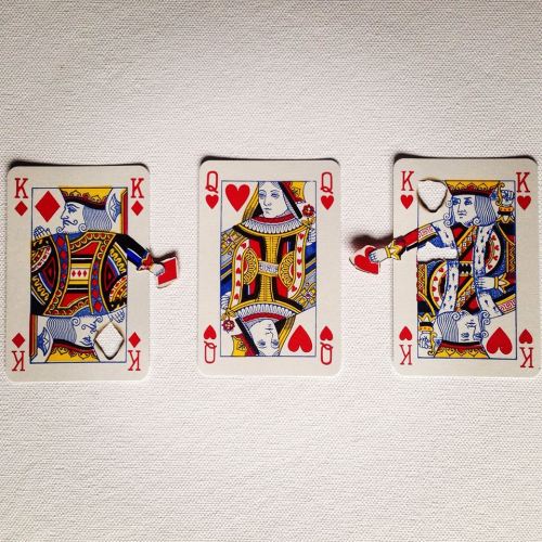 Elmo Hood&rsquo;s Playing Card Art: Loyal 2014. Or I&rsquo;d call it, &ldquo;Diamonds or Love&rdquo;