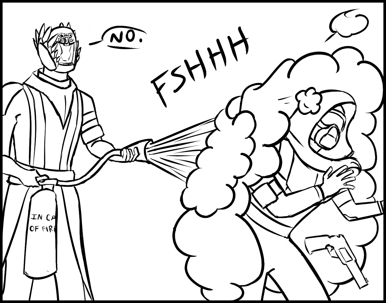 my-hand-in-your-pocket:  how to deal with gunslingers