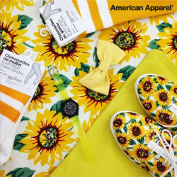 americanapparel:  Sunflowers for spring! SHOP NOW