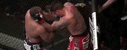 Great uppercut from the clinch.