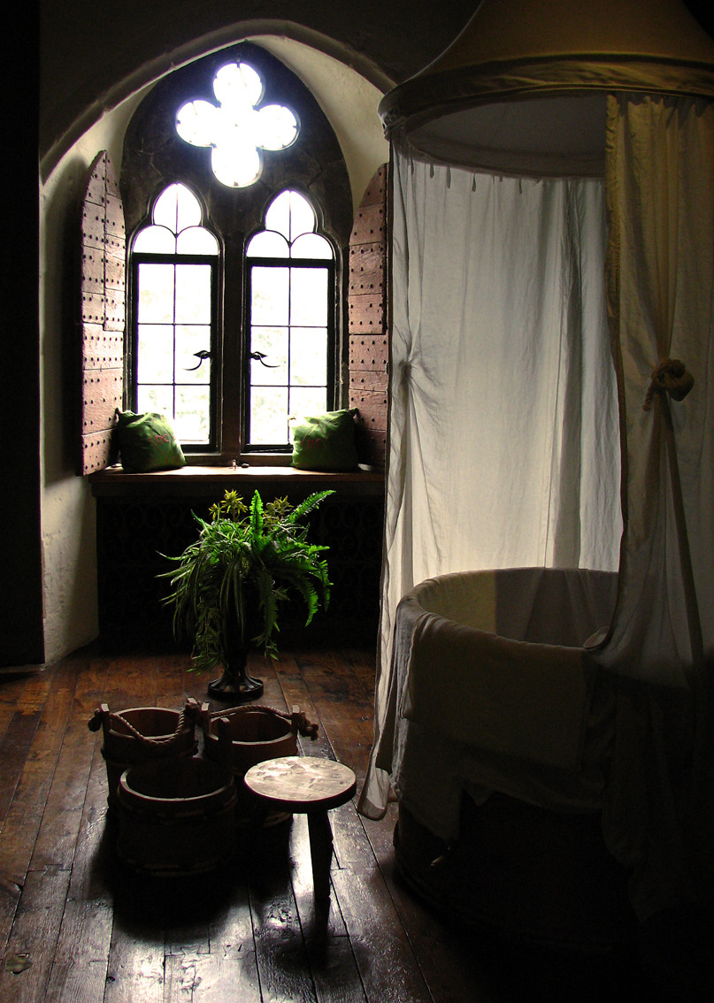 medievalvisions:  Leeds Castle Bath by pixiepie. 