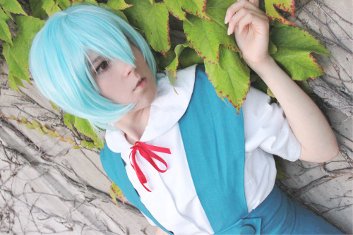 My Rei Ayanami school uniform cosplay!~~ from Närcon 2013Cosplayer: www.jatek.deviantart.com Ph
