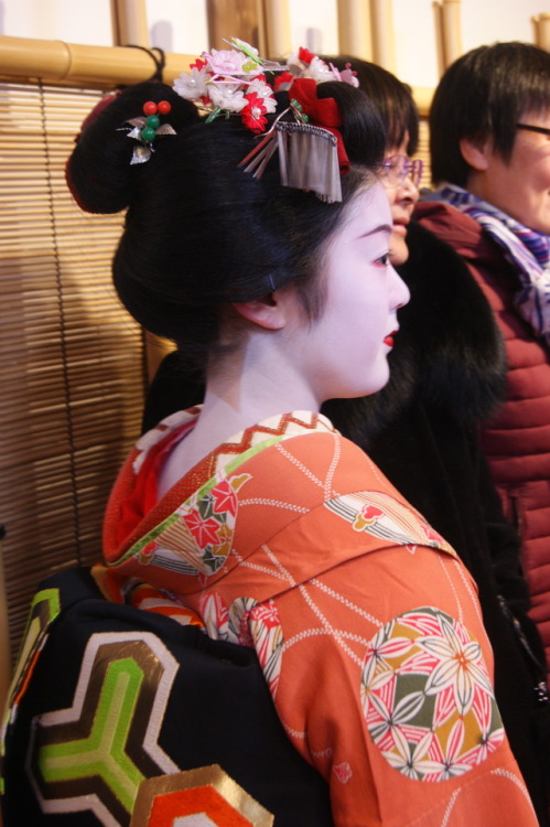Maiko Mamechika in Gion Corner, January 2,017 