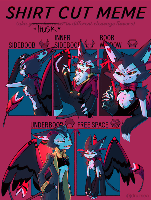 If Angel's Chest Fluff Can Be Considered Cleavage Than I Say So Should Husk's!