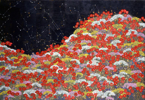 Reiji Hiramatsu aka 平松礼二 (Japanese, b. 1941, Tokyo, Japan) - 1: Normandie, Journey, Dream, Flower(1)