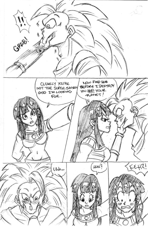Goku’s fetish he didn’t even know he had.Scanned images of GoD Chichi “vs” SSJ3 Goku. :) Again, this is not an ongoing comic (or maybe not  just    yet? we’ll see, I suppose).