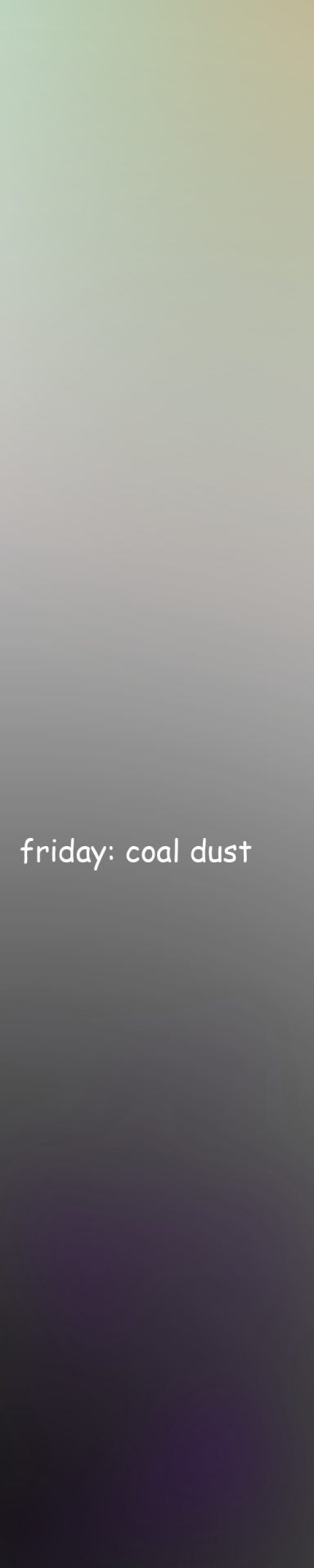 tuxedollamas:  Oh! My. Let’s go to the seven-day outlook. Your daily shades of