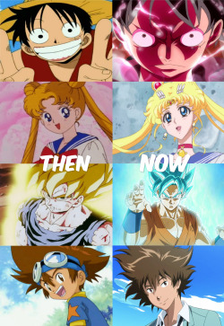 greyclash:  Toei Animation Then and Now 90s-2015