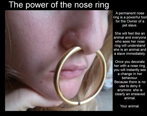 er-3000:sadistic2001:Nose ring it is meat !!Kik sadistic2001This is true, and a big turn on