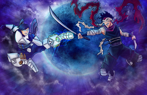 - Tenya Iida VS Hero Killer Stain -Portfolio   Facebook    InstagramOpen For Commissi