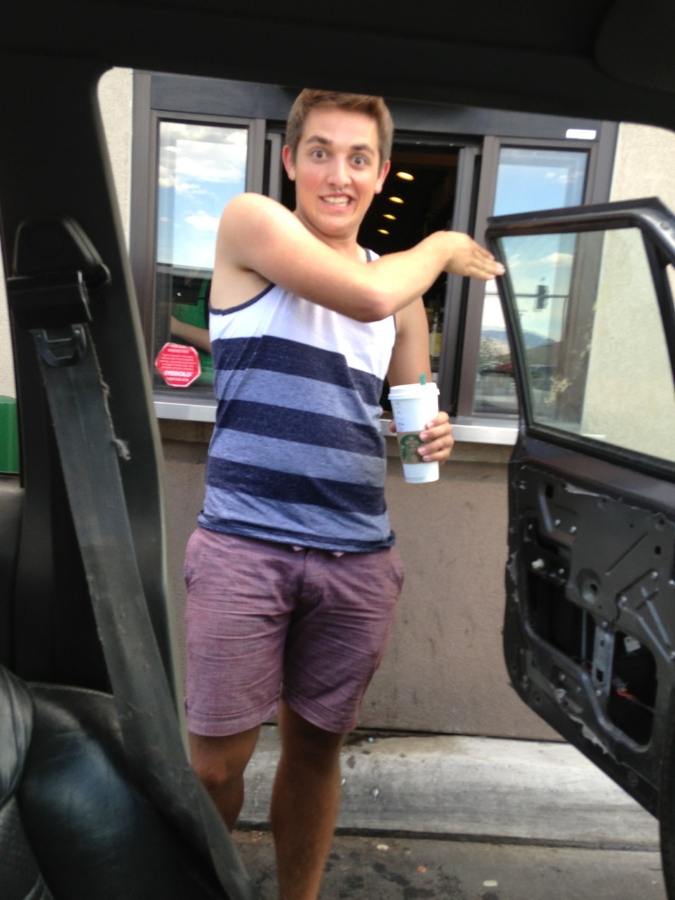 blakeyface:  That awkward moment when you go through the drive-thru and you forget