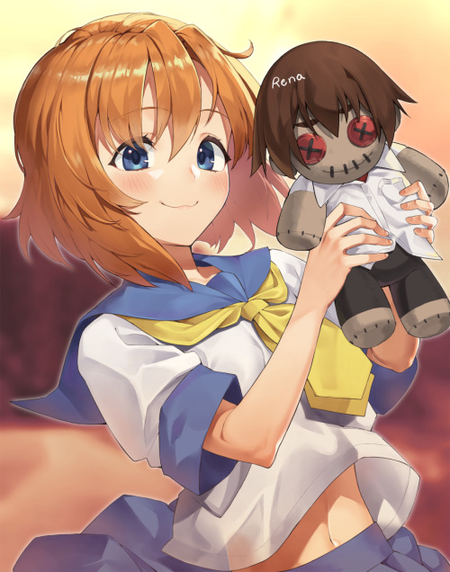 animepopheart:★ 【華葡。】 「ひぐらし、全編こんな感じで後半こんな風」 ☆⊳ rena (higurashi)✔ republished w/permission⊳ ⊳ follow 