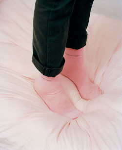 coreyolsen:  Pink socks, 2013 