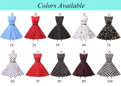 Square Neck 50s Dresses - $26.78 with shipping