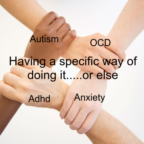 the-sarcastic-shortie:[ID: the hand holding meme with four hands, one reads “Autism&rdquo