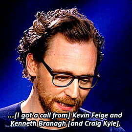 Tom Hiddleston talks about how he found out that he’d got the part of Loki