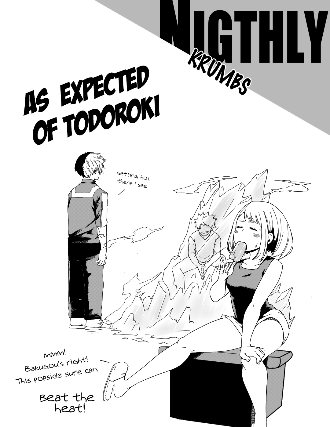 nightlykrumbs:  nightlykrumbs: AS EXPECTED OF TODOROKI Fan-art by: Nightlykrumbs