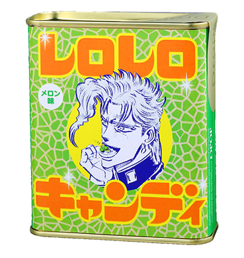 highdio:Cherry-flavored (of course) Rero Candy is still one of the funniest Jojo goods and back by p