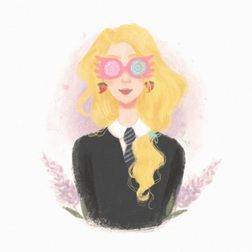 “Luna had decorated her bedroom ceiling with five beautifully painted faces: Harry, Ron, Hermi