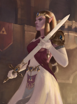 hiddentavern:  “Princess Zelda”par Warmics