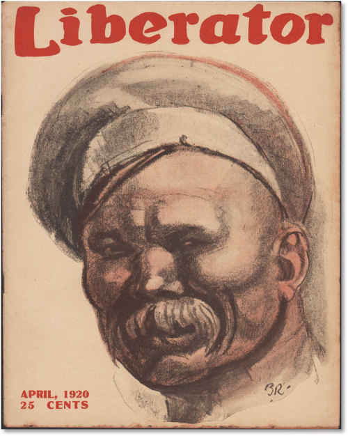 Part of a large (nearly 30 issues), recently acquired group of THE LIBERATOR, edited by Max Eastman, and one of the most visually-compelling radical periodicals of the early 20th century.