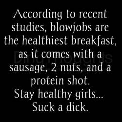 blonde-kinky-chic:  All for staying healthy~  You can&rsquo;t argue with that!  