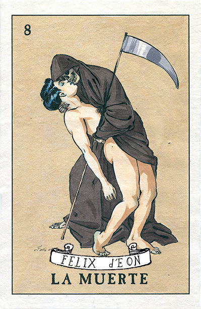 felixdeon:  **La Muerte** An original signed drawing available in my Etsy Store. 