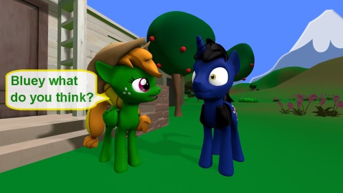 ask-the-out-buck-pony:  It is the 777th ask post for this blog that means good luck well not so good Bluey (updated) panels now in right spotThat little Jazz filly is just too darn cute X3