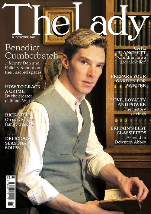 londonphile: Benedict Cumberbatch is also on the cover of The Lady Magazine. www.lady.co.uk/l