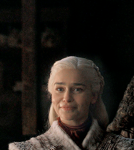 scratchybeardsweetmouth: dany’s smile at jorah→ requested by anon