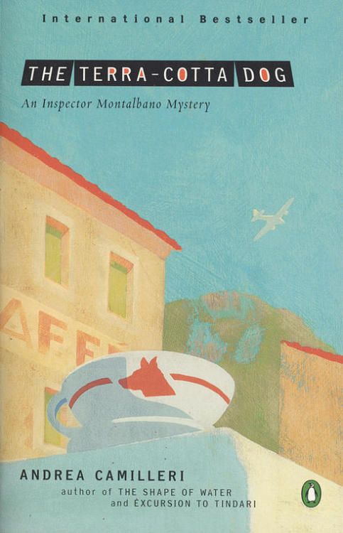 Andy Bridge’s covers for Andrea Camilleri’s Inspector Montalbano Mystery series from Penguin US.