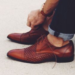 completewealth:  File under: Denim, Cuffs,Oxfords