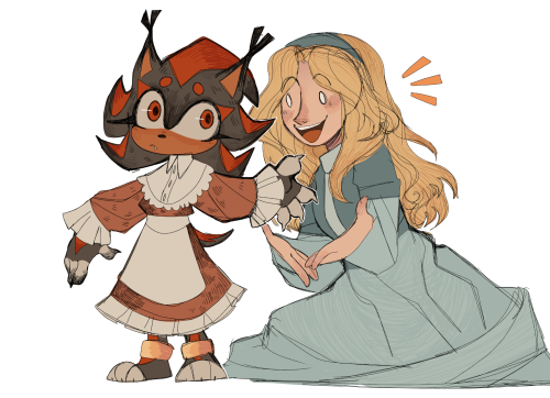 One Of My Fav Headcanons Is That Maria Would Play Dress Up With Her Lil Sibling (Shadow) 