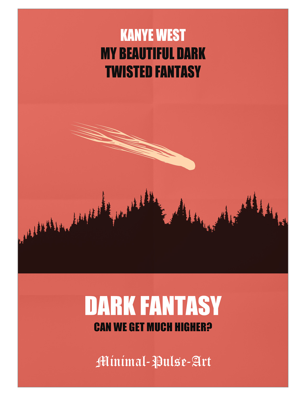 kanye west my beautiful dark twisted fantasy poster kanye west my beautiful dark twisted fantasy poster