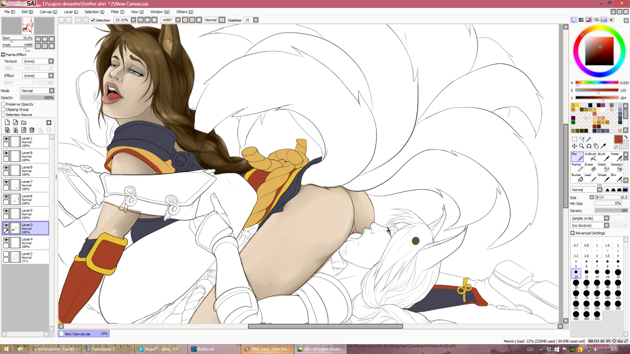 eltipodeincognito:  I think i’m starting to find a working paint style :) 