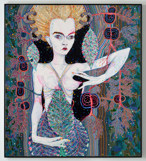 Del Kathryn Barton Pressure to the need, 2013 Synthetic polymer paint and gouache on polyester canva