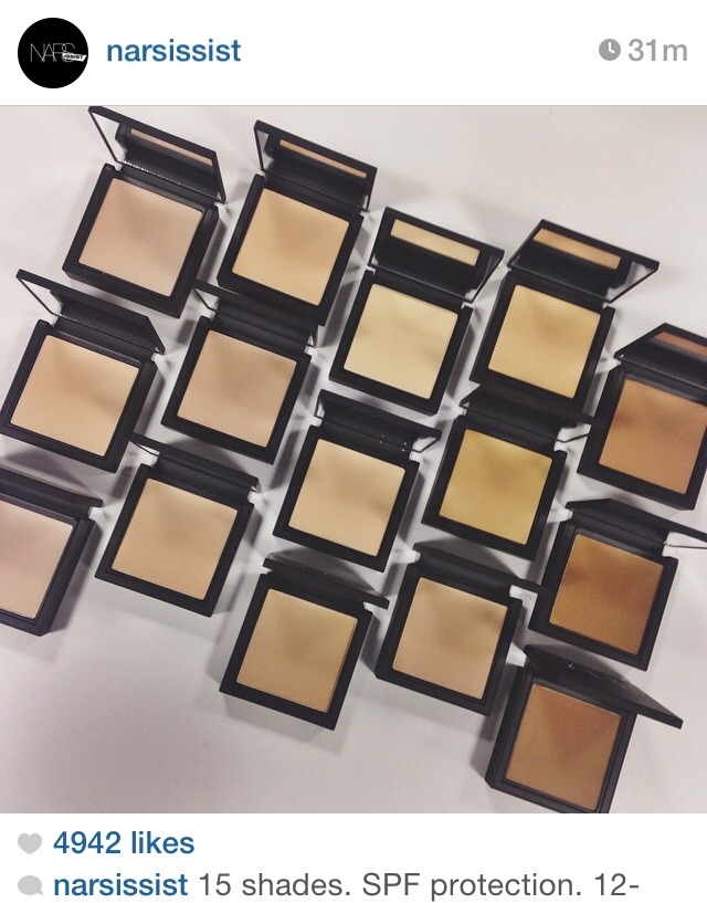 bedpartymakeover:  12 shades for light skin and three for brown skin. Nars has no