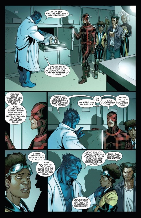 dontjudgemeimscared: maskdesmith87: Some context, Mystique and Wolverine’s son from the future