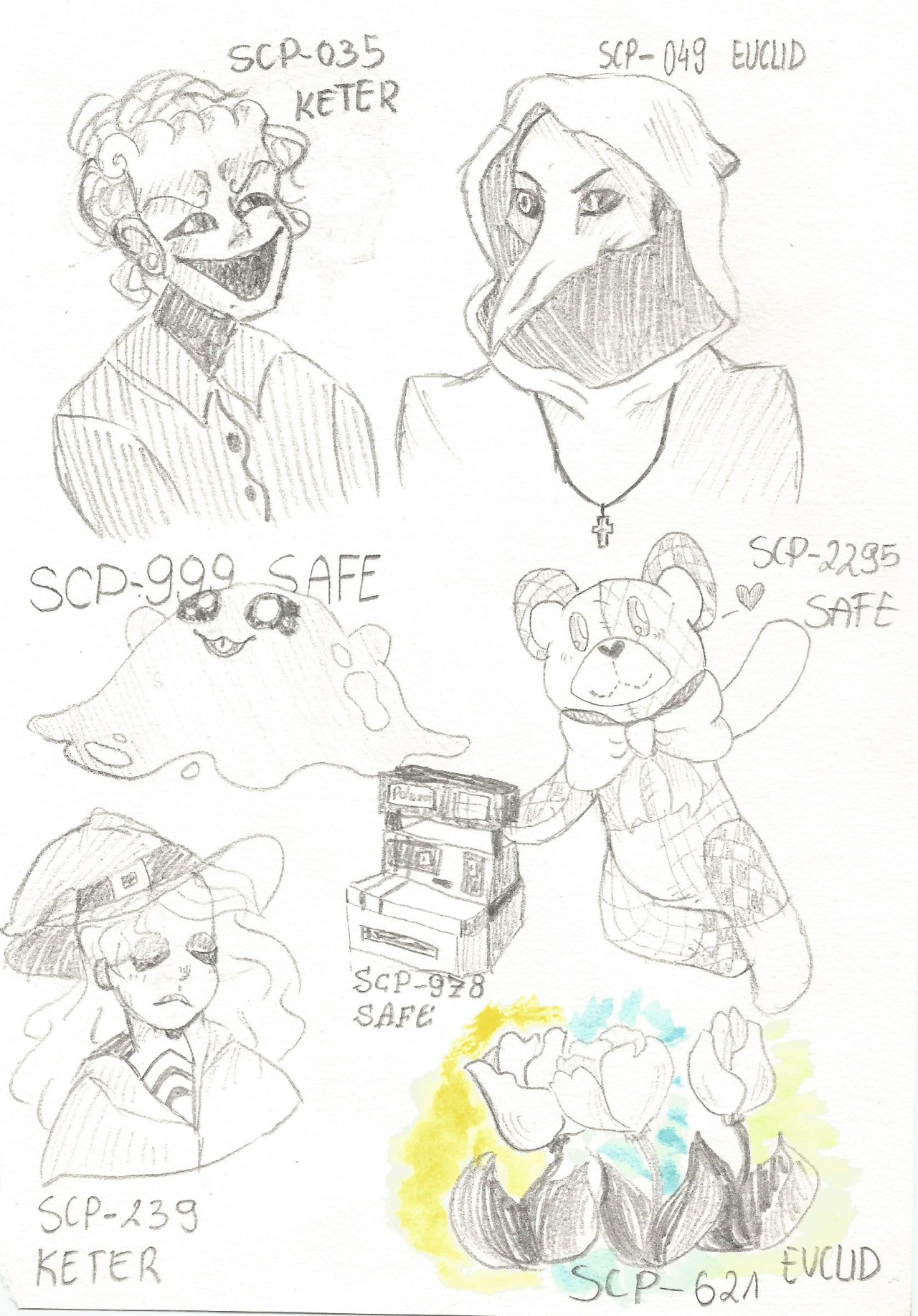 Hol on X: Some more 035 doodles with a little 049 (Tags: #scp