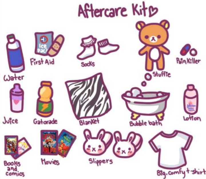 trippieturdle:  Aftercare is always necessary if you’re a daddy.. 🎀🍭