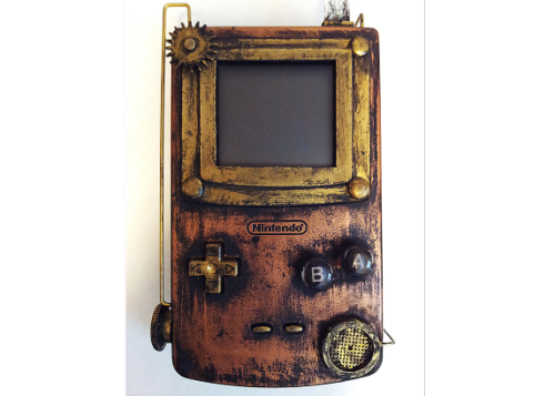 morttheunwise:  theomeganerd:  Dishonored Control Pad & Nintendo Game Boy Sculptures by Devin Smith   quelindoeldelaxboxwn